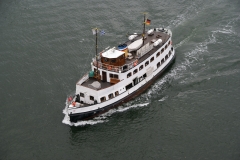 Schiff von oben